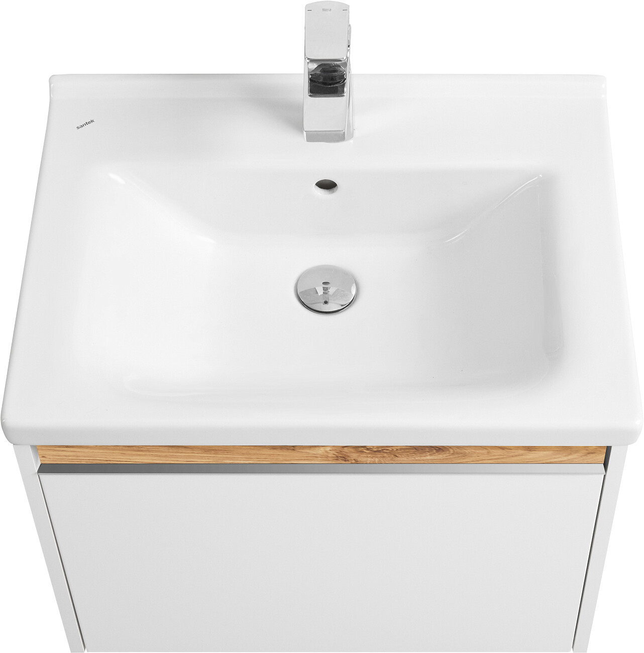 Раковина мебельная фарфоровая 60 см белая Stworki "Миранда" - изображение 8