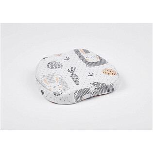 Подушка детская с эффектом памяти 21x24 см трикотаж белая Tiny