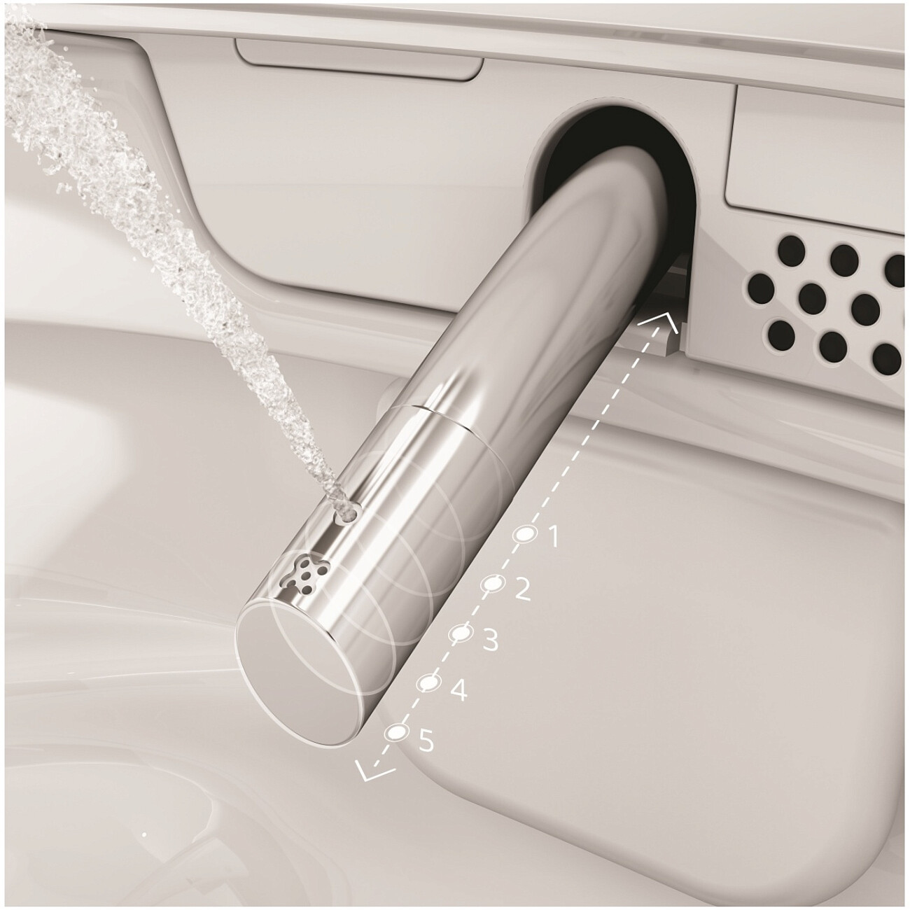 Умный унитаз подвесной белый V-Care Prime - изображение 4