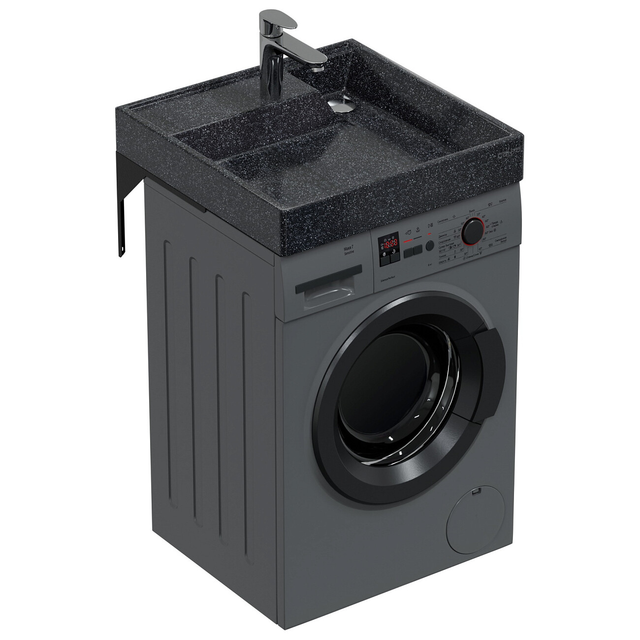 Раковина над стиральной машиной 60х60 см млечный путь "Юпитер" 900141 - изображение 3