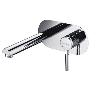 Смеситель для раковины встраиваемый из латуни хром Wasserkraft 4130