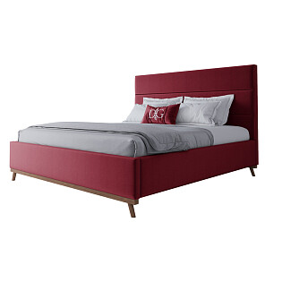 Кровать двуспальная 180х200 красная Cooper Pumpkin