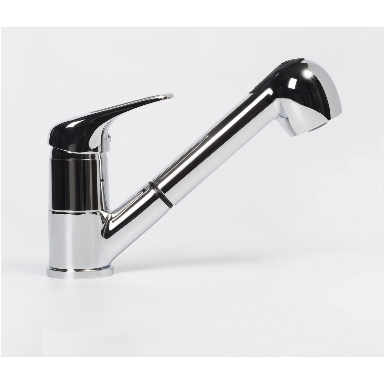 Смеситель для кухни из латуни хром с выдвижной лейкой Wasserkraft 6365 - изображение 5