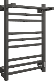 Полотенцесушитель электрический 80х50 см черный Ewrika &quot;Пенелопа КВ&quot;