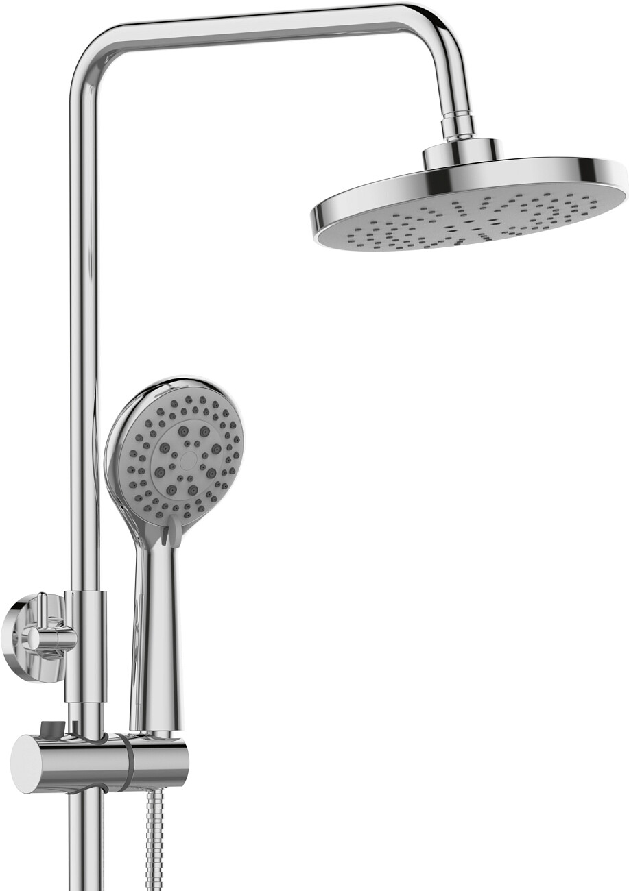 Душевая стойка с верхним душем и термостатом хром Stworki "Эстерсунд" ES-08cr - изображение 5
