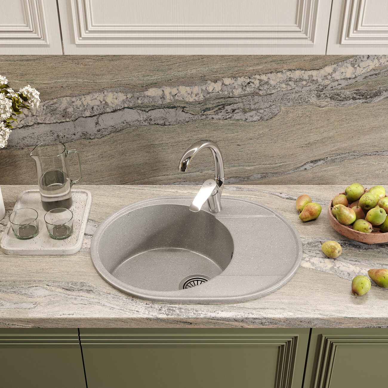 Смеситель для кухни однорычажный хром Domaci "Равенна" XA-04cr - изображение 5