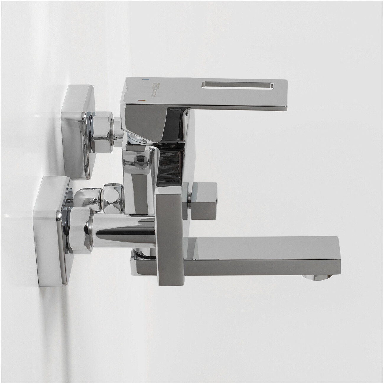 Смеситель для ванны с коротким изливом хром Wasserkraft Alme 1501 - изображение 9