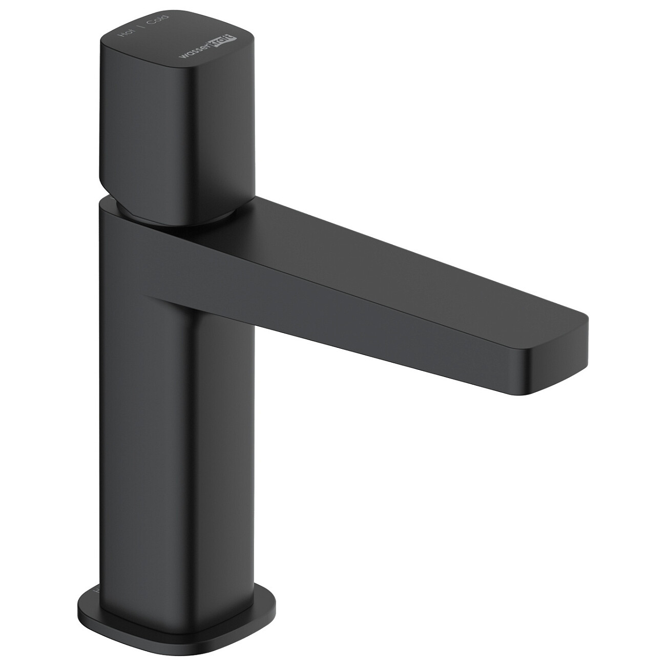 Смеситель для раковины из латуни черный Wasserkraft 9103 - изображение 4