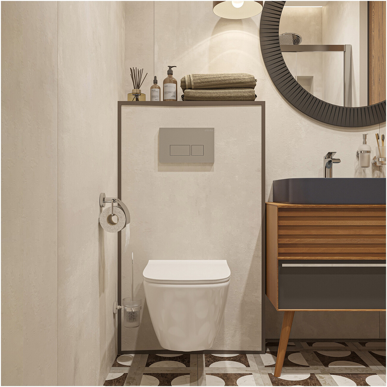 Унитаз подвесной безободковый с сиденьем микролифт белый Stworki "Карлстад" 5610 - изображение 10