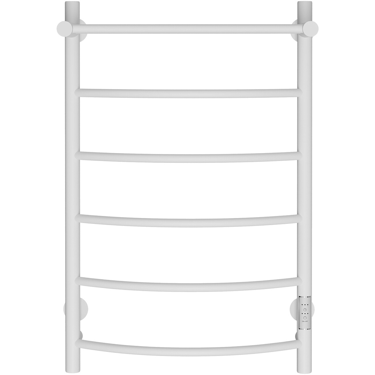 Полотенцесушитель электрический 80х50 см с полкой белый Ewrika "Сафо ПР" - изображение 3