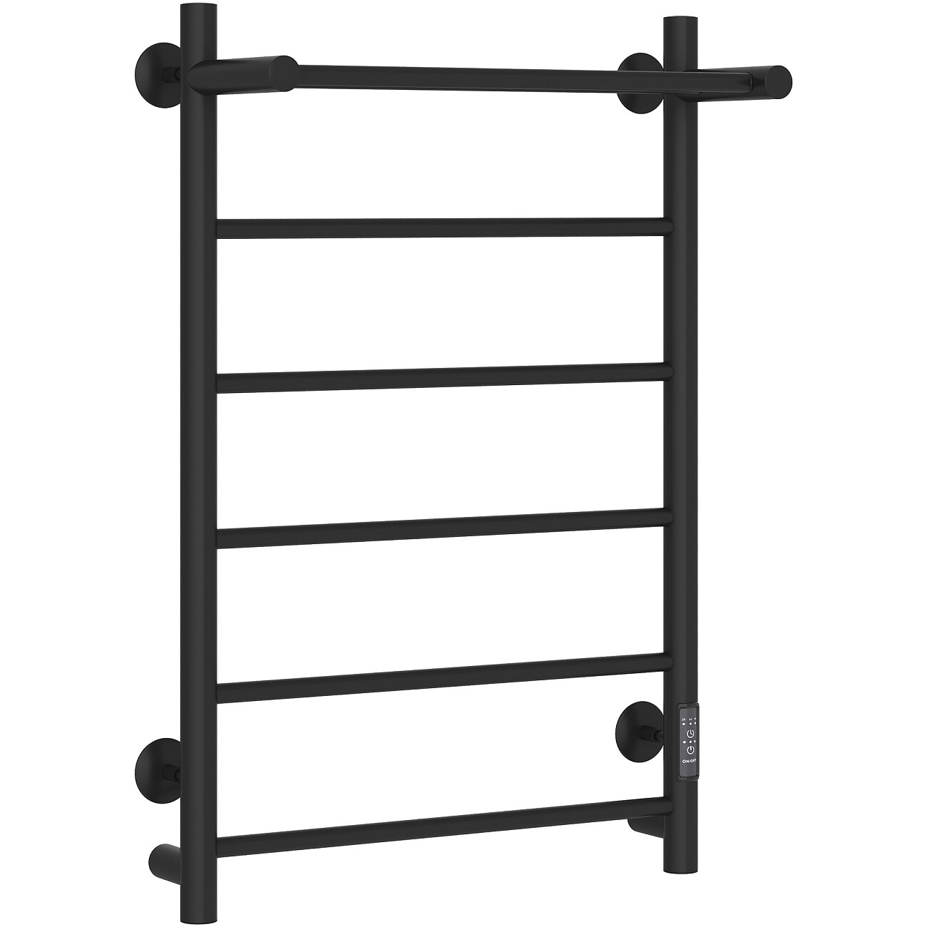 Полотенцесушитель электрический 80х50 см с полкой черный Ewrika "Сафо" PN - изображение 3