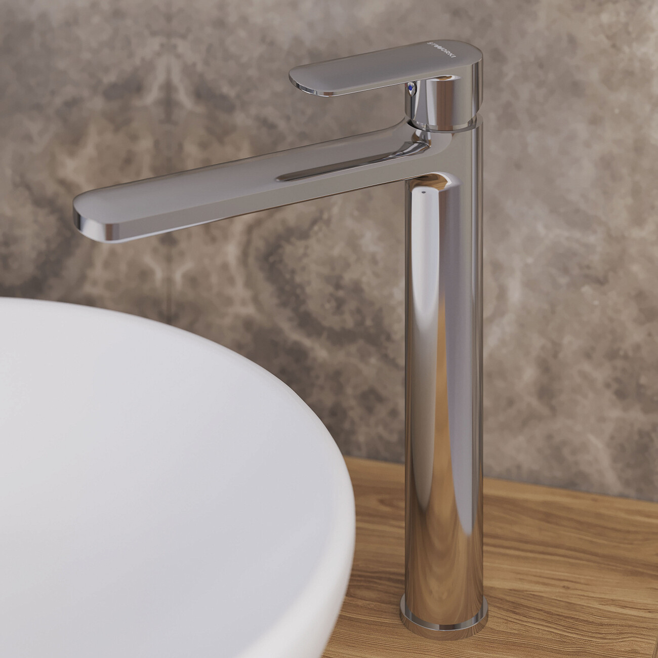 Смеситель для раковины однорычажный хром Stworki "Хадстен" S17020CR - изображение 5