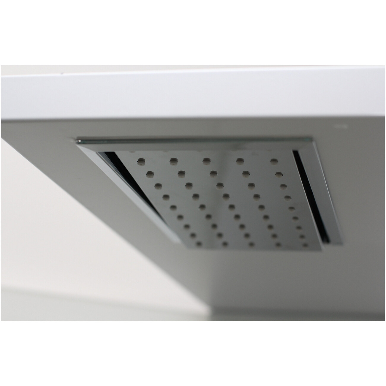 Душевая кабина квадратная без крыши с низким поддоном 90х90 см хром, белая Cerutti SPA Mimi 901T - изображение 12