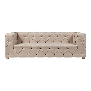 Диван Soho Tufted прямой бежевый
