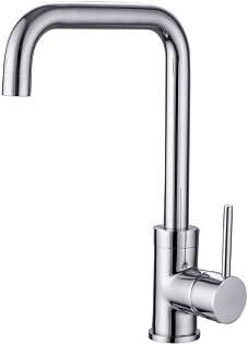 Смеситель для кухни с квадратным изливом хром Aquatek AQ1080CR