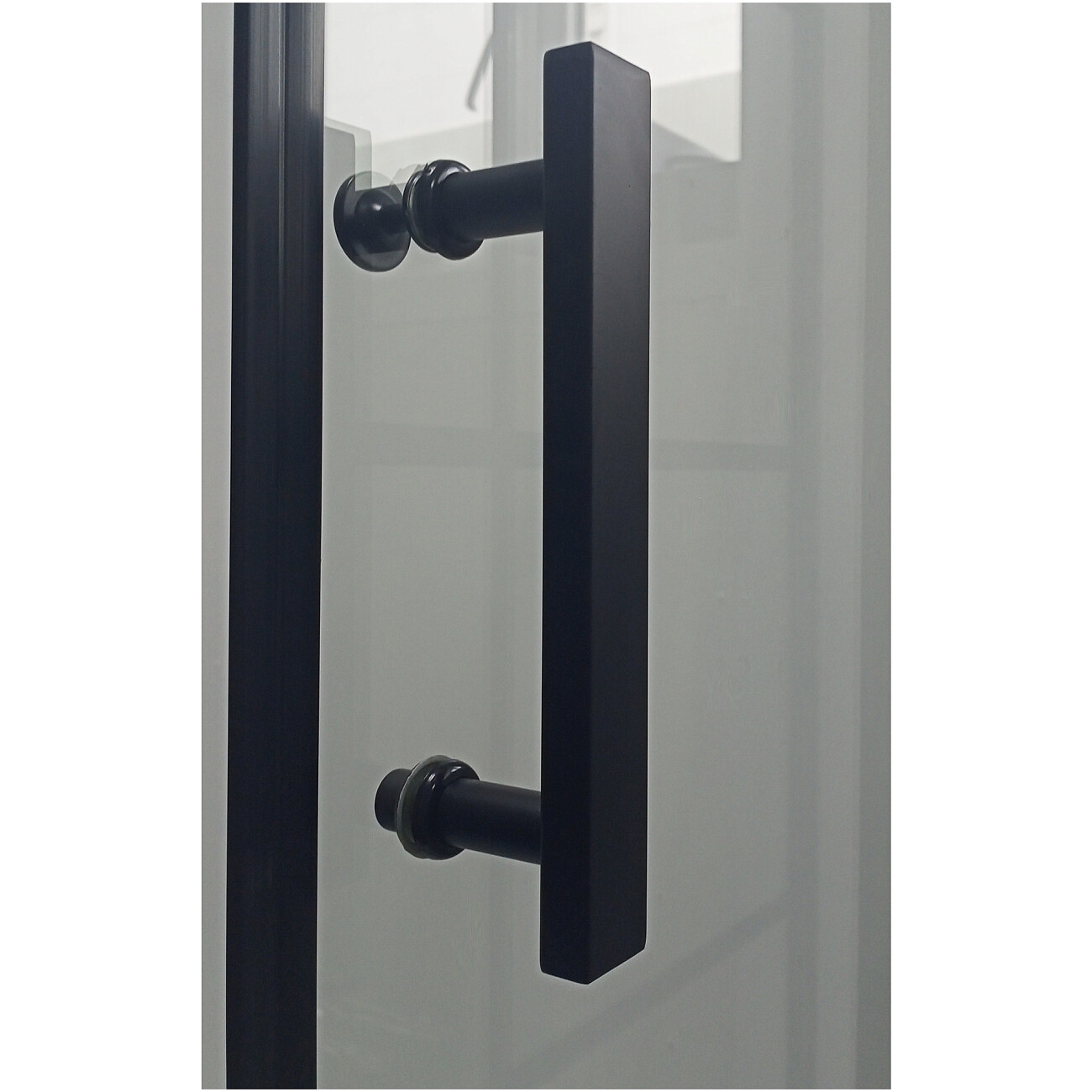 Душевой уголок прямоугольный с низким поддоном 80х120 см черный Parly ZQ121B-S - изображение 2