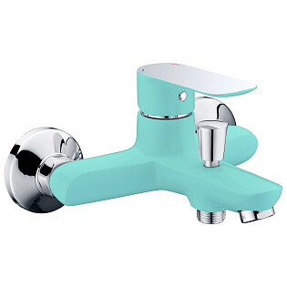 Смеситель для ванны бирюзовый Triton 16304 L