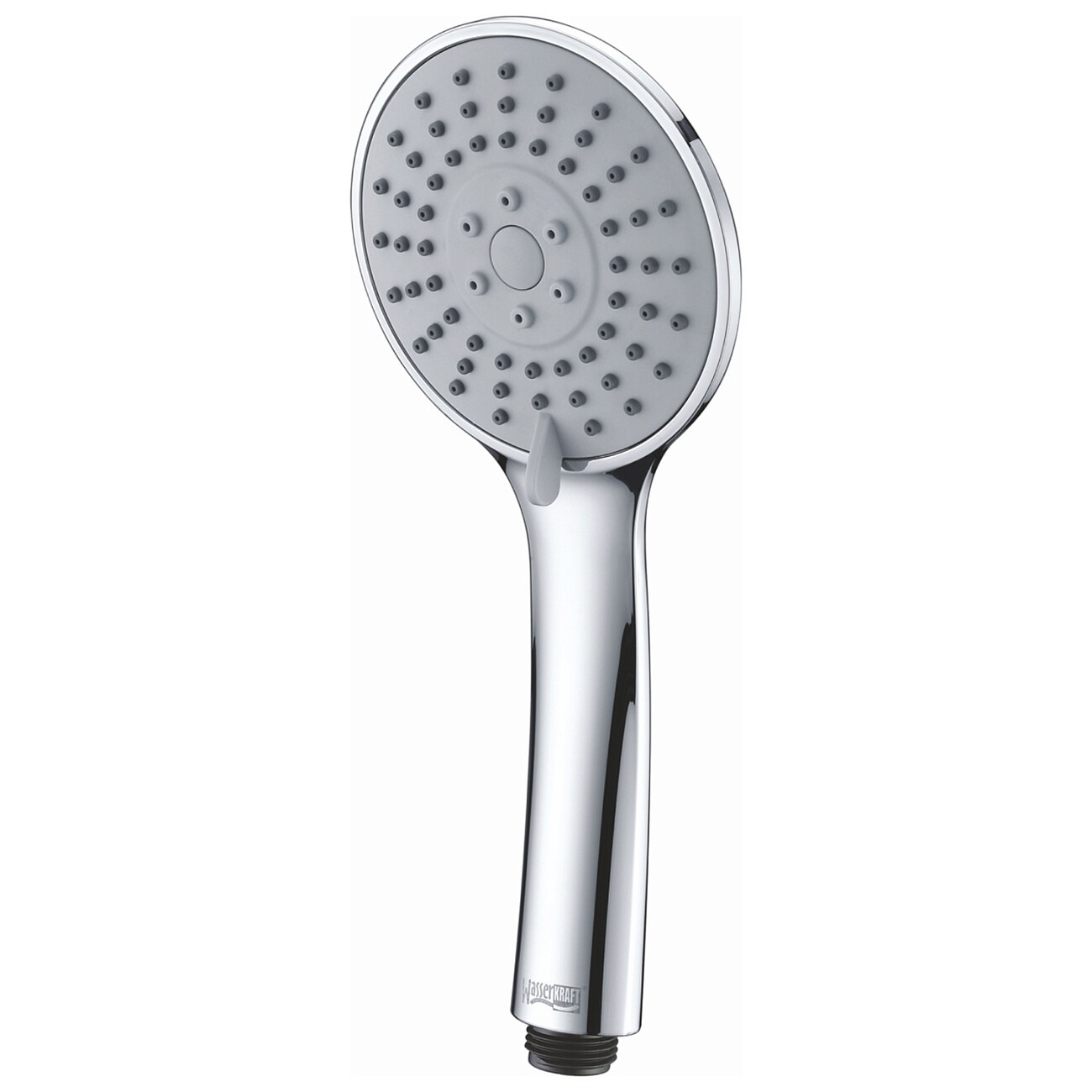 Лейка для ручного душа круглая с 3 режимами 10 см хром Wasserkraft A002 - изображение 5