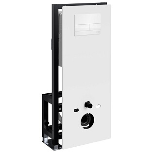 Инсталляция для подвесного унитаза с кнопкой смыва белая Glan 66TLT.010.ME.WH.WM04