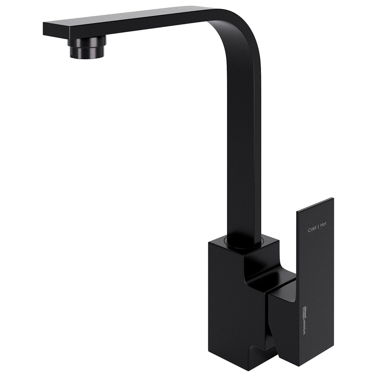 Смеситель для кухни из латуни черный Wasserkraft 2007 - изображение 3