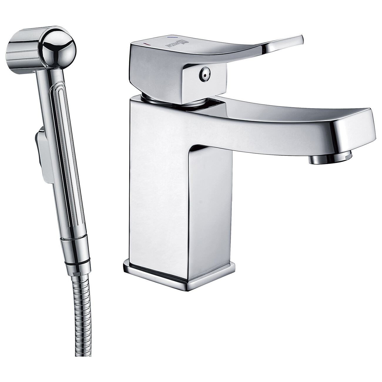 Гигиенический душ со смесителем хром Wasserkraft Aller 1068 - изображение 5