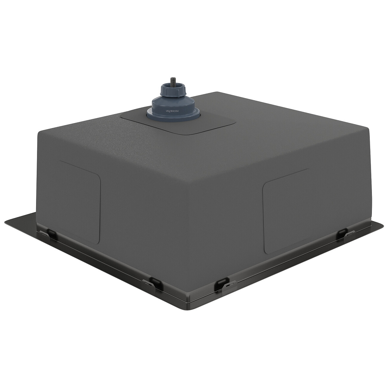 Кухонная мойка из нержавеющей стали 50х50 см оружейная сталь Reflexion Iseo RX2250BL - изображение 5