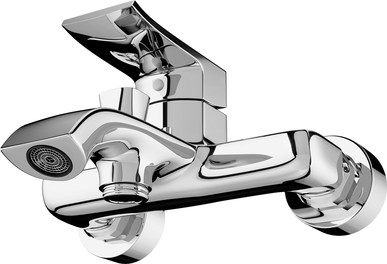 Смеситель для ванны однорычажный хром Stworki "Бурос" BU-02cr - изображение 8