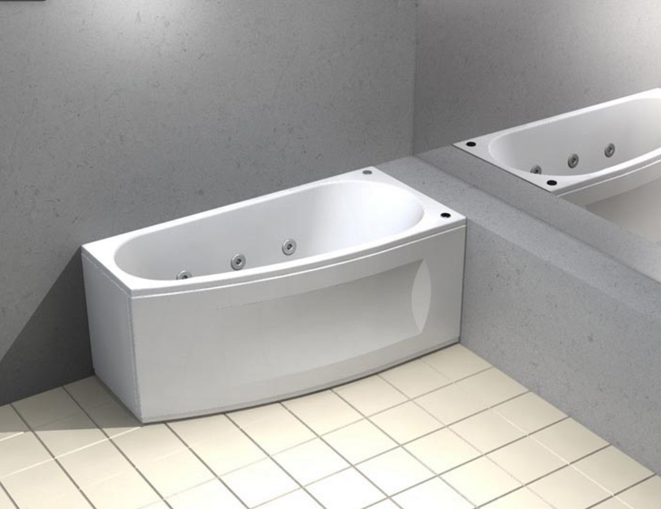 Ванна акриловая 75х160 см правая с экраном белая Aquatek "Пандора" PAN160-0000039 - изображение 5