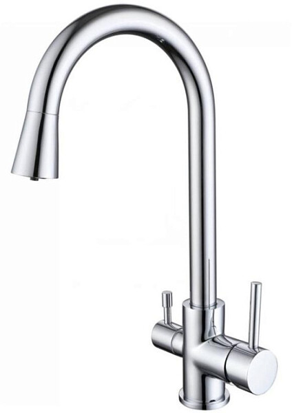 Смеситель для кухни с подключением к фильтру воды хром Aquatek AQ1085CR - изображение 1