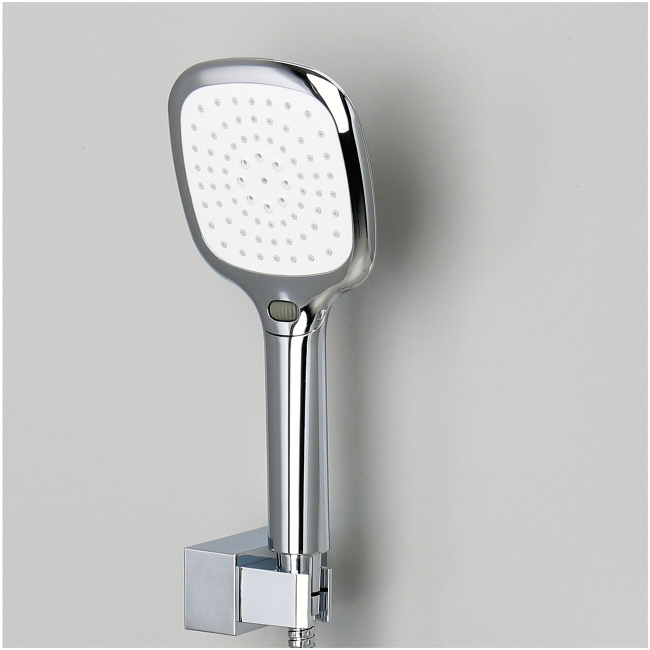 Душевой комплект с лейкой и коротким изливом белый, хром Wasserkraft Aller 1061WHITE - изображение 5