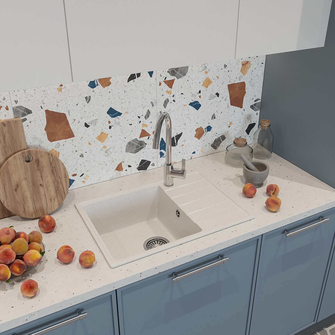 Смеситель для кухни однорычажный хром Domaci "Ливорно" 33080-229-1GB-IG11 - изображение 5