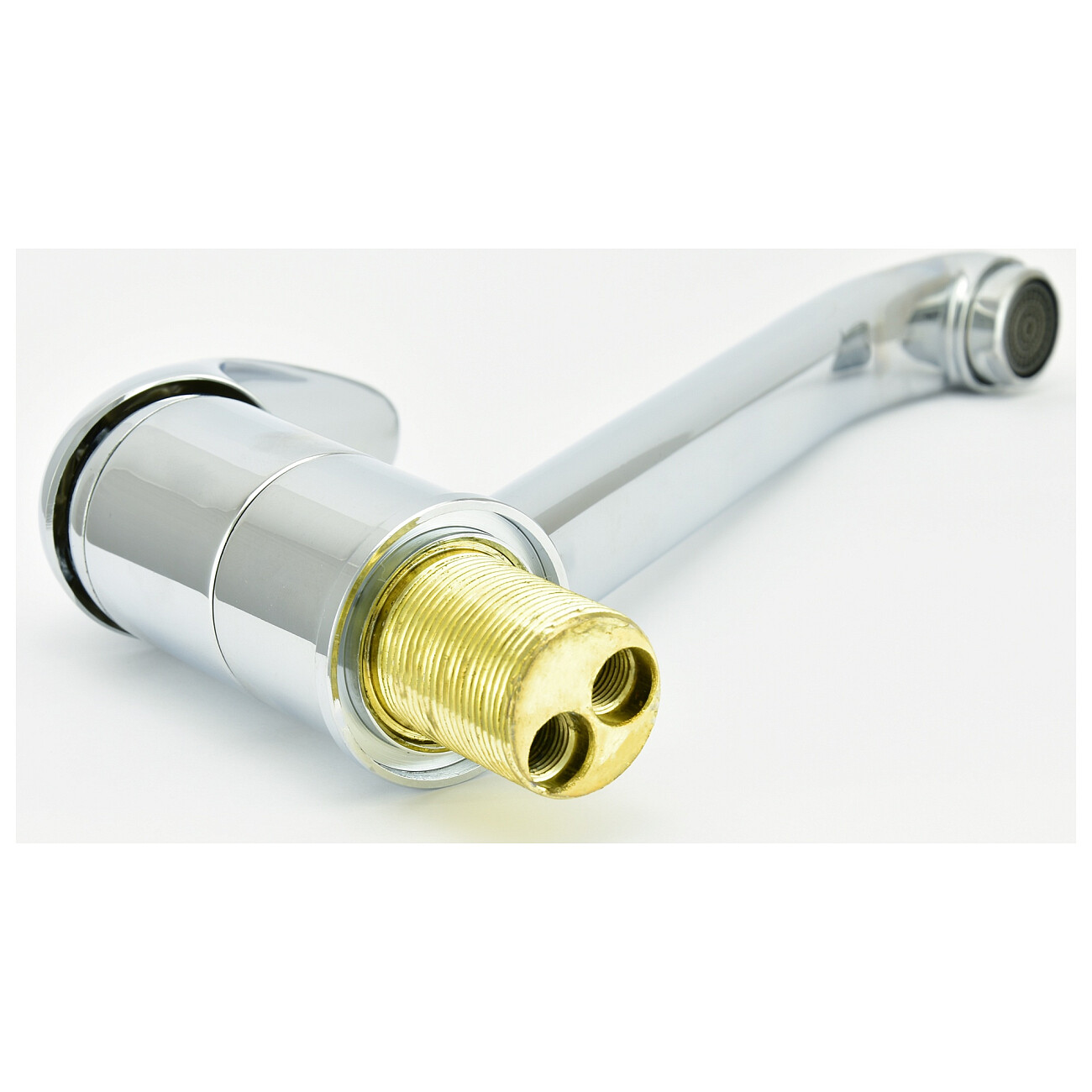 Смеситель для кухни однорычажный хром Juguni Carina 0402.942C - изображение 6