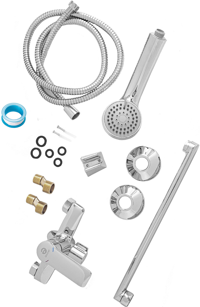 Универсальный смеситель хром Stworki "Колдинг" KO-03cr - изображение 7