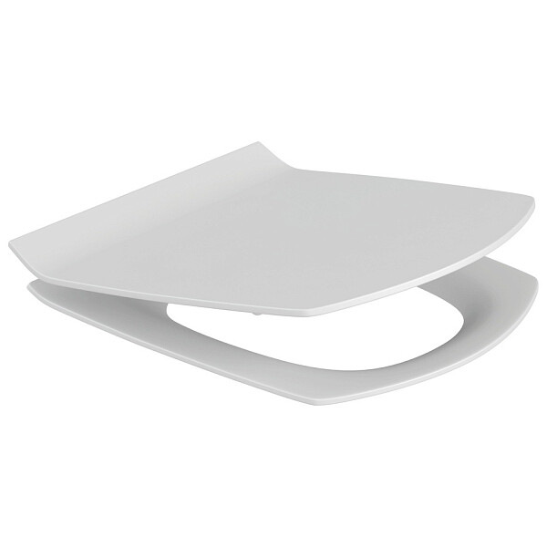 Сиденье для унитаза с микролифтом белое Cersanit Carina DPL EO slim S-DS-CARINA-S-DL-t - изображение 1
