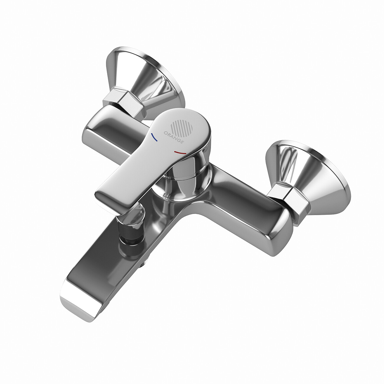 Смеситель для ванны и душа однорычажный с душевым гарнитуром хром Diwo "Муром" MU-02cr - изображение 8