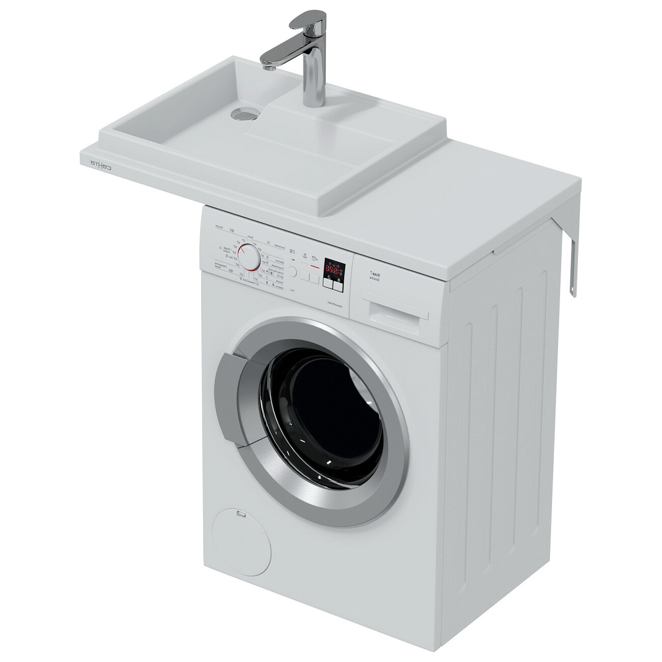 Раковина над стиральной машиной 50х90 см белая "Юпитер" 900128 - изображение 2