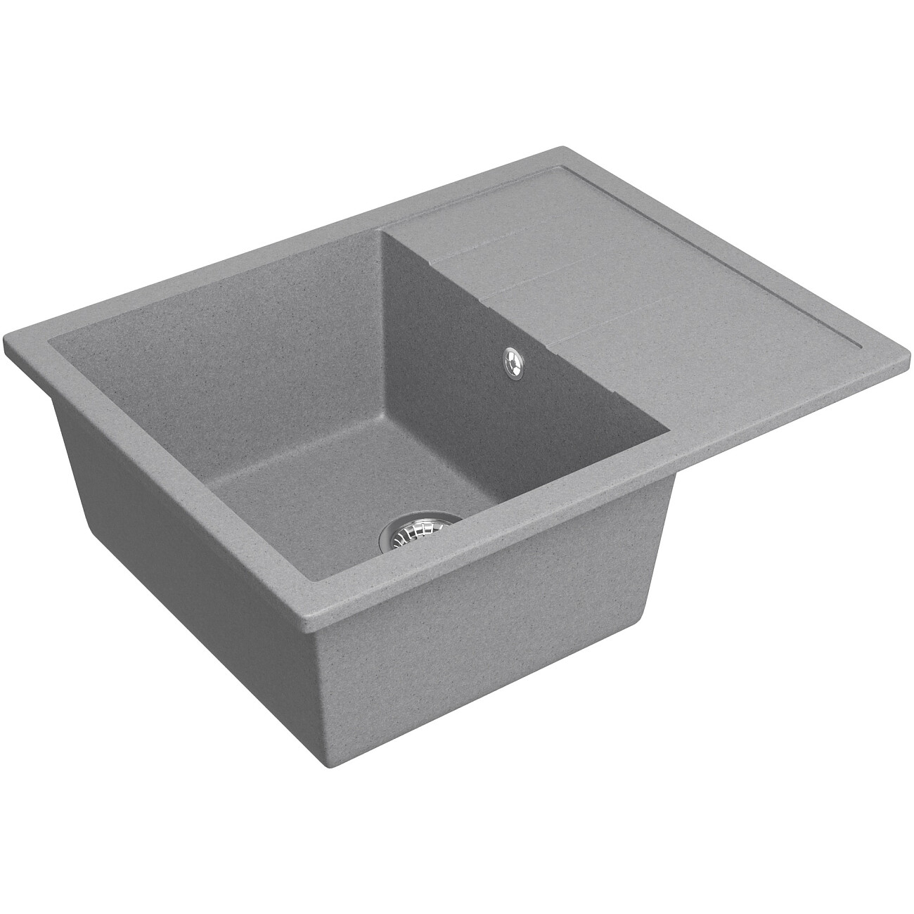 Мойка кухонная светло-серая Domaci "Болонья" М-151-006 - изображение 9