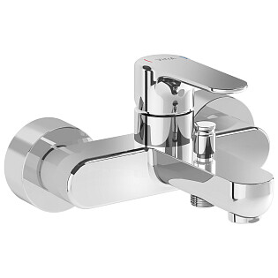 Смеситель для ванны однорычажный хром Vitra Root Round A42725EXP