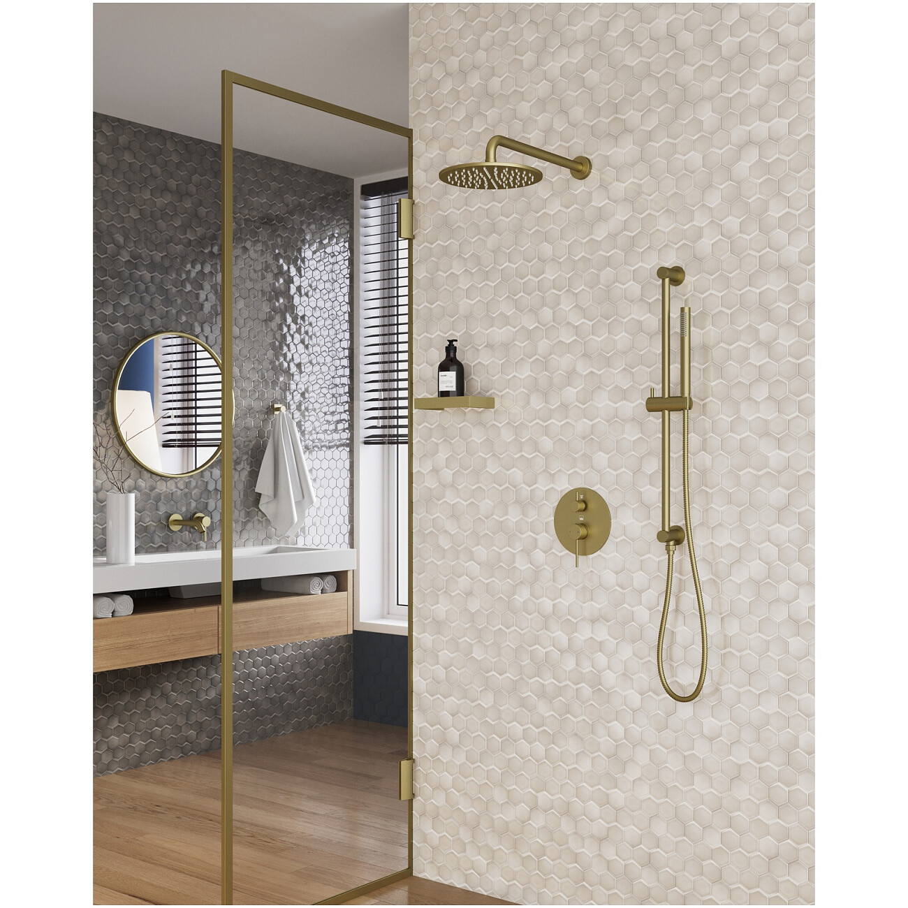 Душевая система встроенная золото матовое Timo Saona SX-2309-17SM - изображение 2