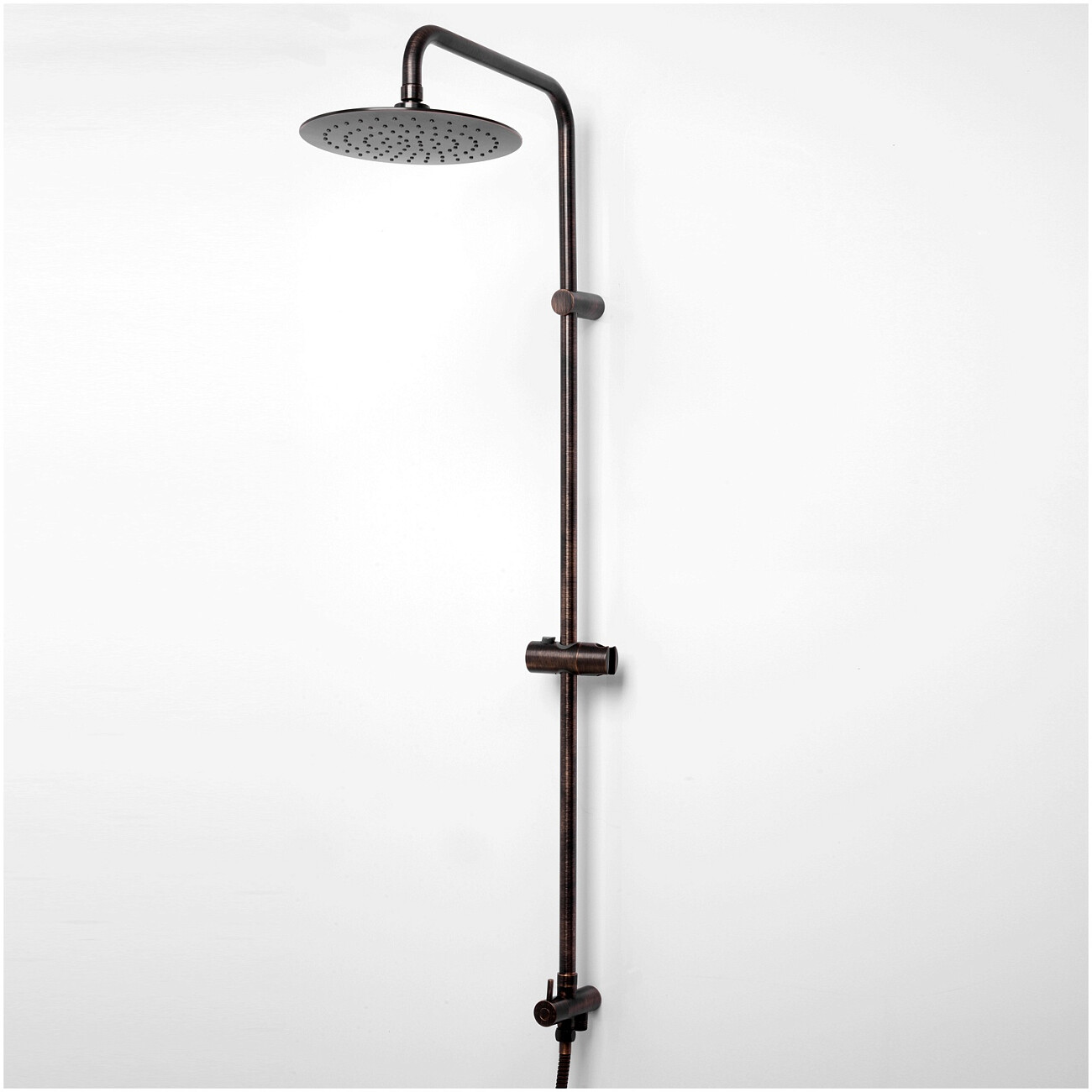 Душевая стойка с верхним душем и держателем темная бронза Wasserkraft A041 - изображение 2