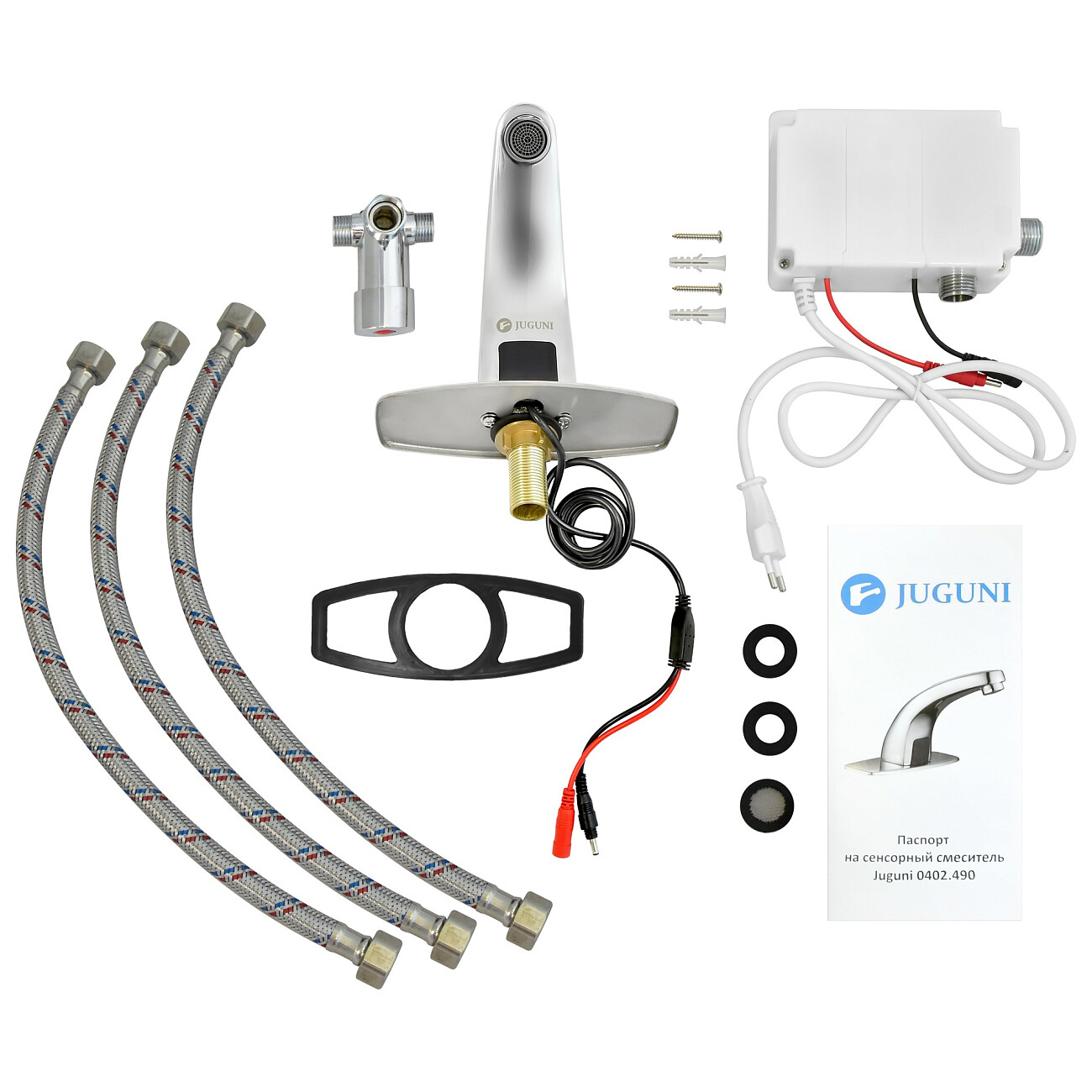 Смеситель для раковины сенсорный хром Juguni 0402.490 - изображение 12