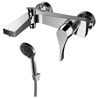 Смеситель для ванны хром Rossinka RS34-31