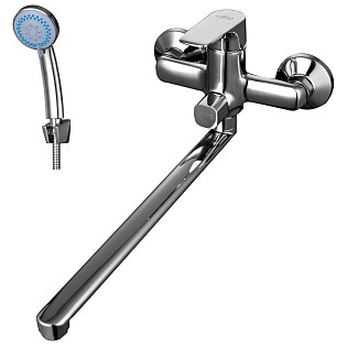 Смеситель для ванны универсальный хром Rossinka RS31-32