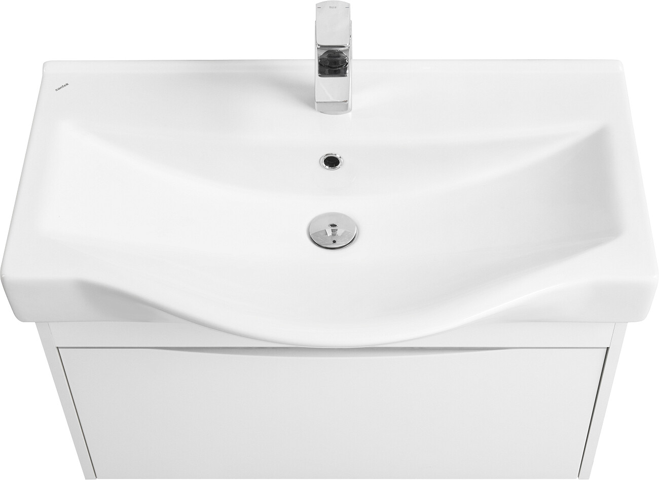 Раковина мебельная фарфоровая 80 см белая Stworki "Беверли" - изображение 7