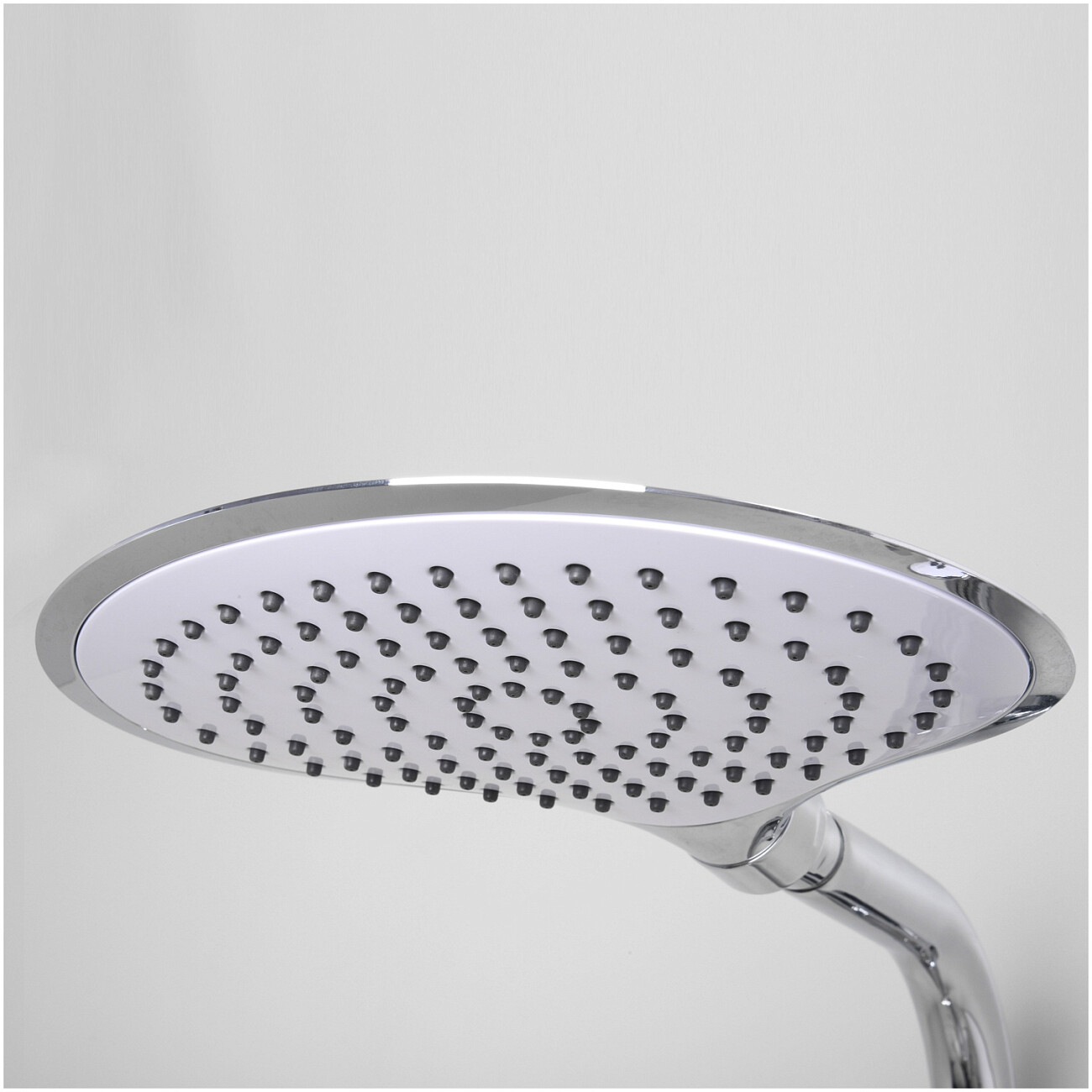 Душевая стойка с верхним душем и держателем белая, хром Wasserkraft A045 - изображение 5