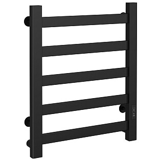 Полотенцесушитель электрический 60х50 см матовый черный Ewrika &quot;Калипсо&quot;