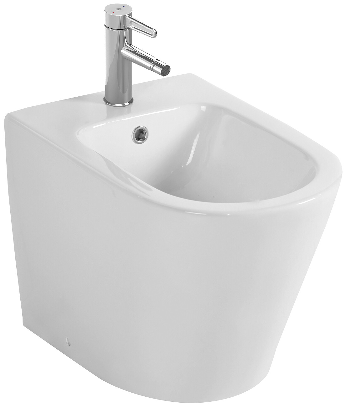 Биде напольное белое Jacob Delafon Rodin EBJ0002-00 с инсталляцией для биде Stworki 540201 - изображение 8