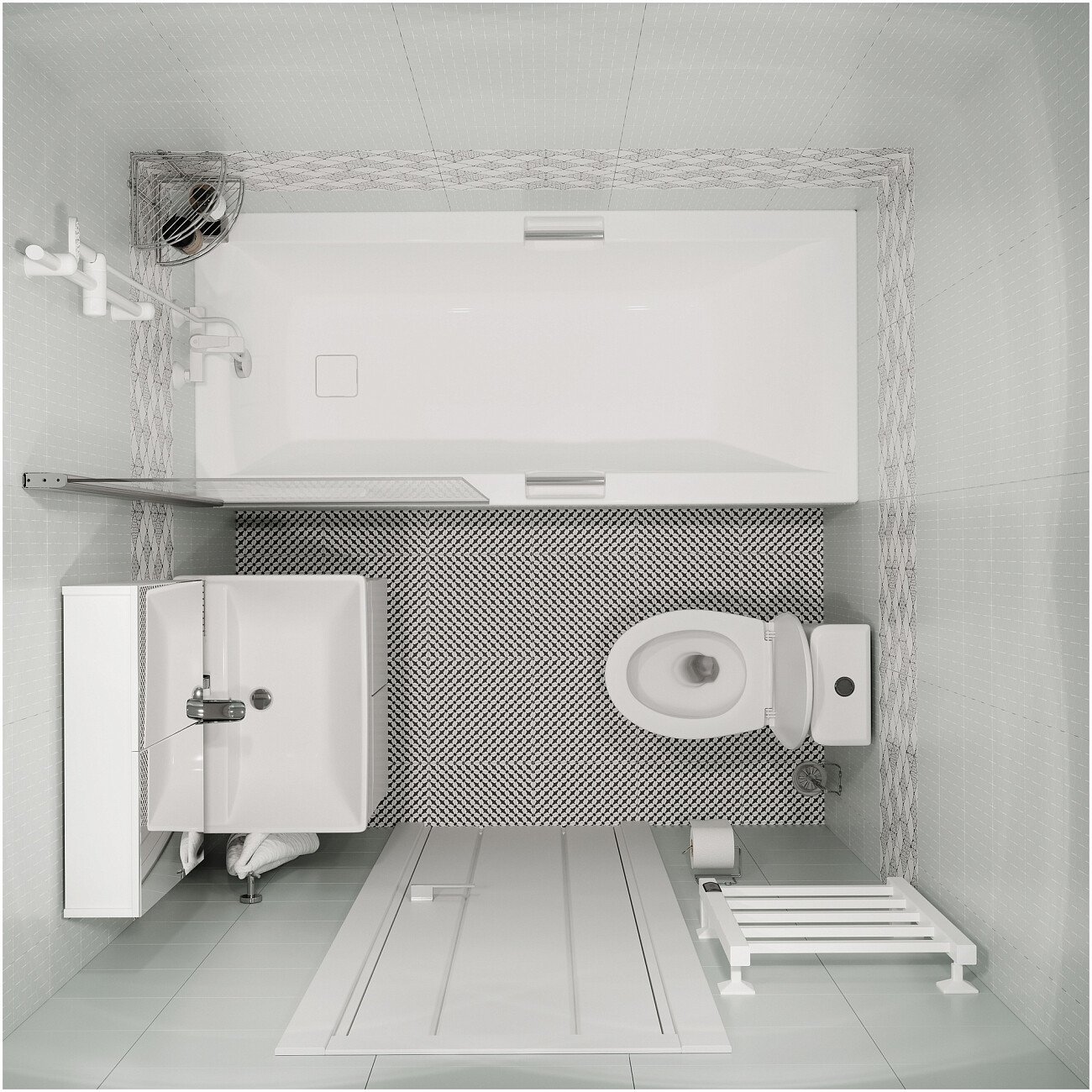 Ванна акриловая 170x75 см с каркасом белая Diwo "Дмитров" Щ0000055171, Щ0000055305 - изображение 10