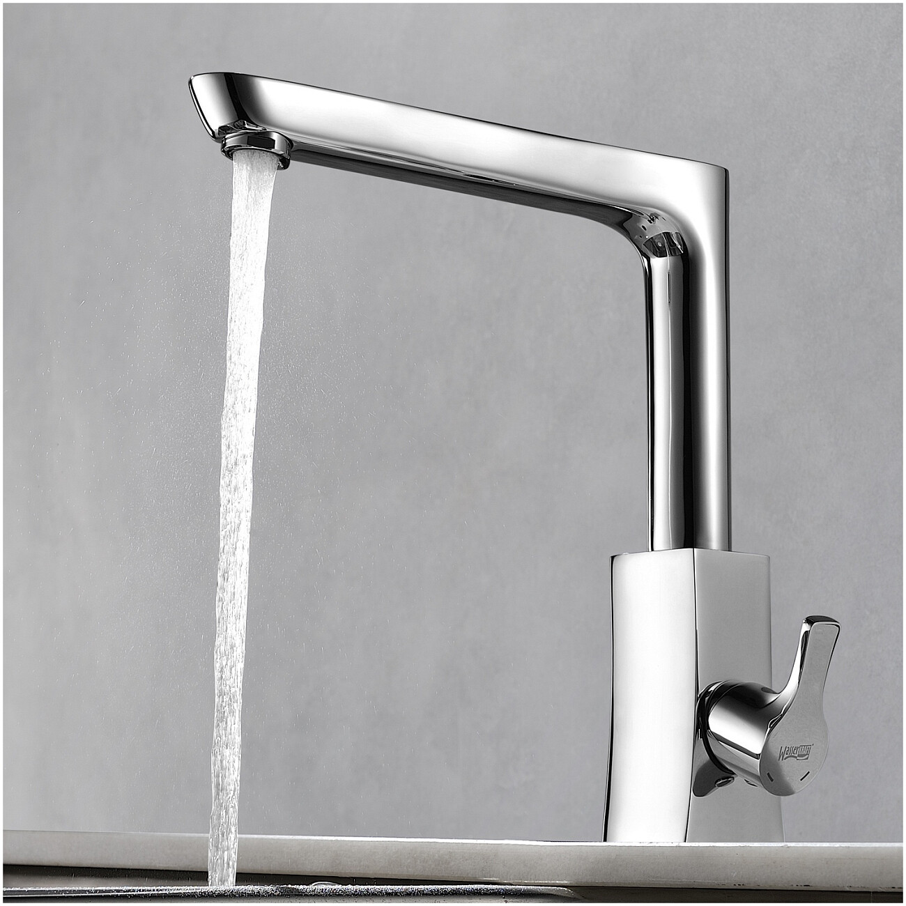 Смеситель для кухни из латуни хром Wasserkraft 4807 - изображение 2