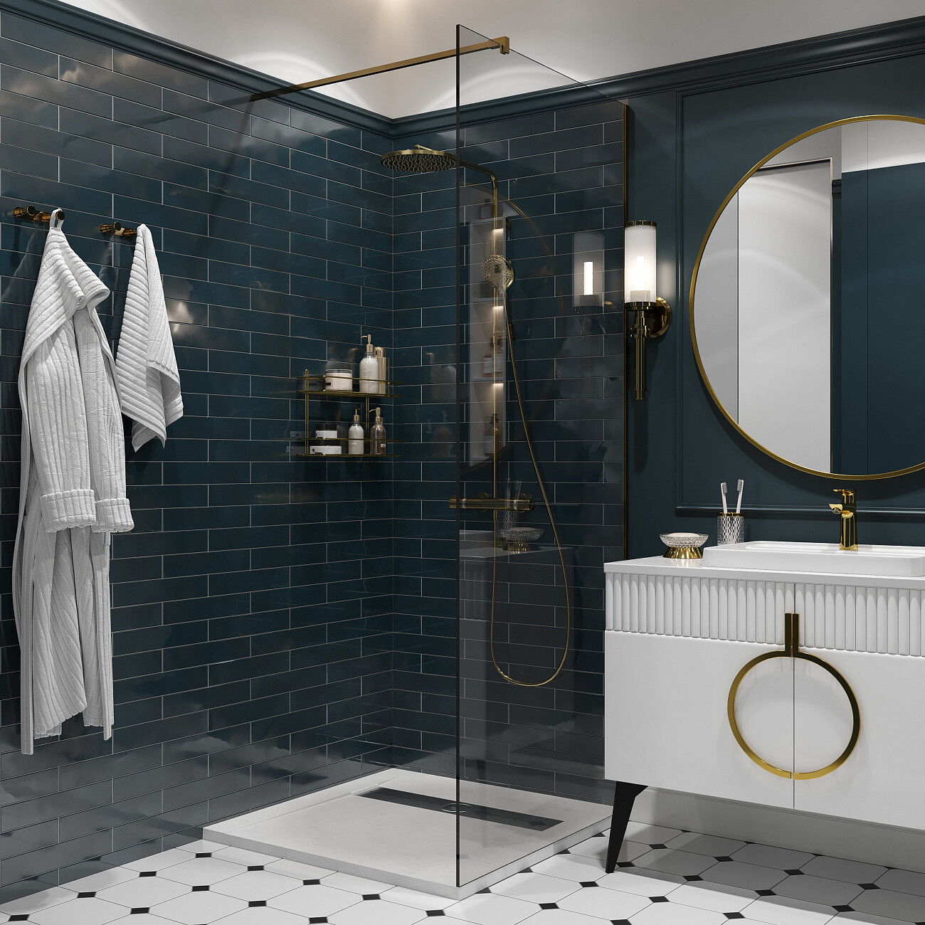 Поддон для душа с сифоном 90x90 см белый Stworki "Эстерсунд" 264998 - изображение 5